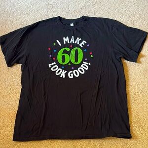 Whimsical Gift 60th Cotton tee shirt.  I make 60 look good!
